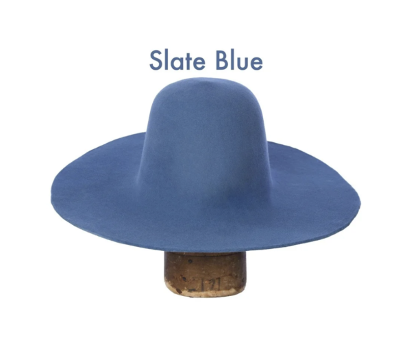 Slate Blue Felt Hat